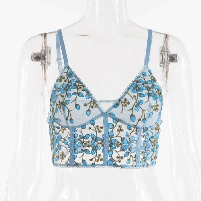 Amazon AliExpress Sexy Lingerie Mesh See-through Lace Top Sexy Vest Fendax 0
