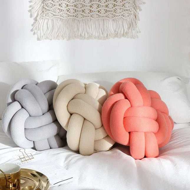 Sofa Pillow Office Nap Craft Pillow Knot Throw Pillow Fendax 0