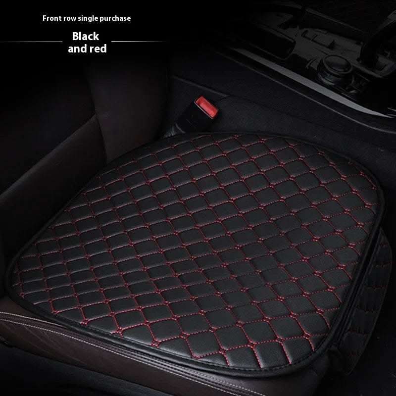 Car Seat Cushion Leather Single Non-slip Non-backrest Three-piece Set Car Mats Factory Delivery Fendax 0