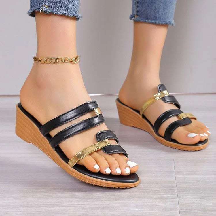 Summer Casual Women's Fashion Wedge Platform Slippers Fendax 0