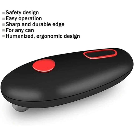 Electric Can Opener Automatic Jar Bottle Can Machine One Touch Portable Kitchen Hand Free Opening Opener Tool Gadgets Fendax 0
