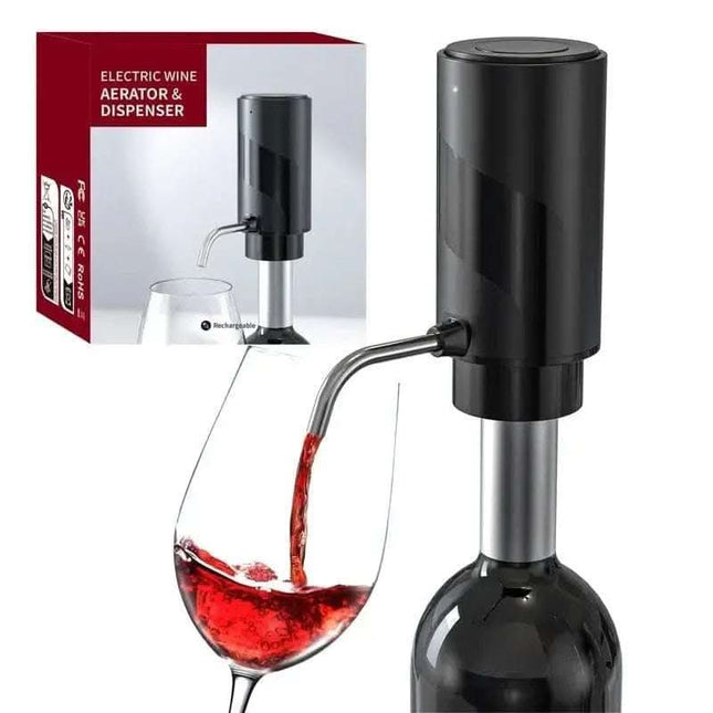 Electric Wine Aerator And Decanter Pump Dispenser Gift One Touch Operating Easy To Use Wine Decanter Kitchen Gadgets Fendax 0