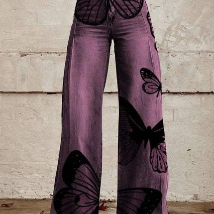 European And American Plus Size Women's Denim Casual Pants Fendax 0