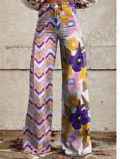 European And American Plus Size Women's Denim Casual Pants Fendax 0