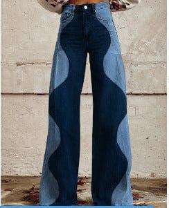 European And American Plus Size Women's Denim Casual Pants Fendax 0