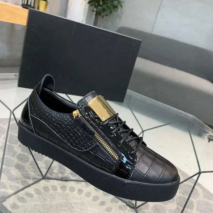 European Station Men's Cowhide Fashion Casual Board Shoes Fendax 0