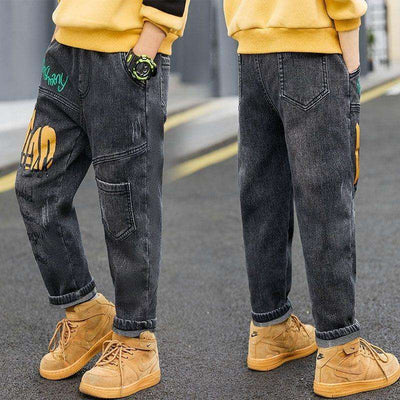 Exotic Pants Children''s Elastic Slim Fit Middle-aged Children Fendax 0