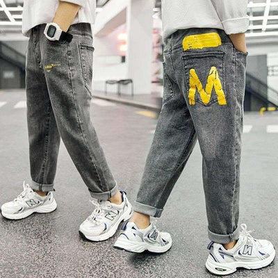 Exotic Pants Children''s Elastic Slim Fit Middle-aged Children Fendax 0