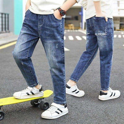 Exotic Pants Children''s Elastic Slim Fit Middle-aged Children Fendax 0