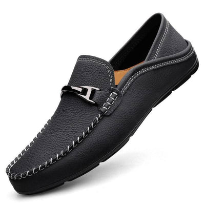 Extra Large Casual Leather Shoes Leather Widened Gommino Fendax 0