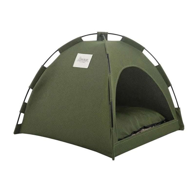 Cat Tent Cooling Mat Dog House Pet Sofa Camping Dog Bed With Cushion For Dog Kennel Indoor Cat Nest Cat Bed Pets Products Fendax 0
