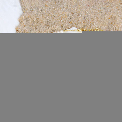 Natural Freshwater Millet Beads O-shaped Feet Chain Fendax 0