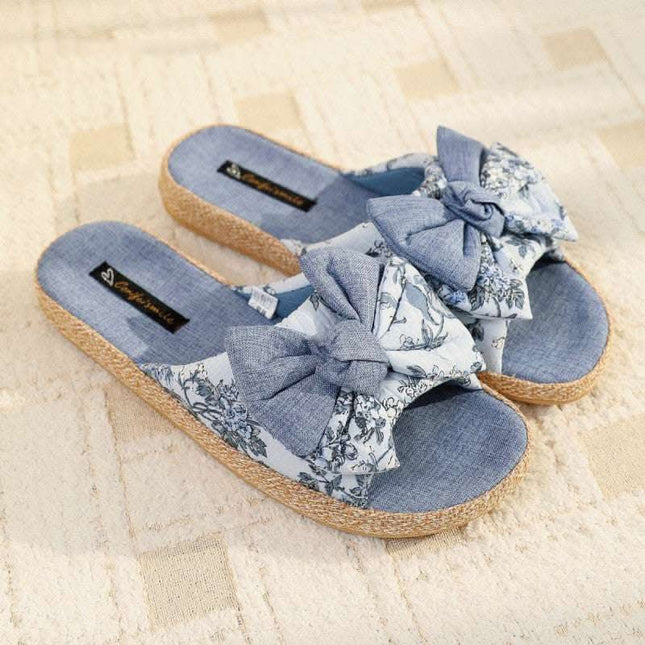 Women's Linen Four Seasons Non-slip Slippers Fendax 0
