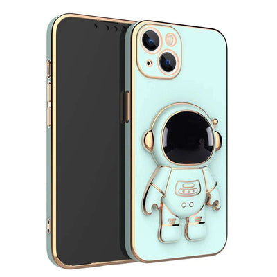 3D Astronaut Phone Case Anti-Drop Electroplating Bracket Fendax 0