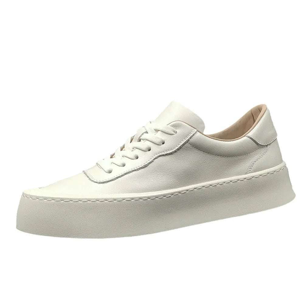 Boys First Layer Cowhide Board Shoes Thick Bottom Fendax 0