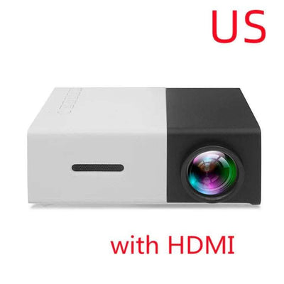Portable Projector 3D Hd Led Home Theater Cinema HDMI-compatible Usb Audio Projector Yg300 Mini Projector Fendax 0
