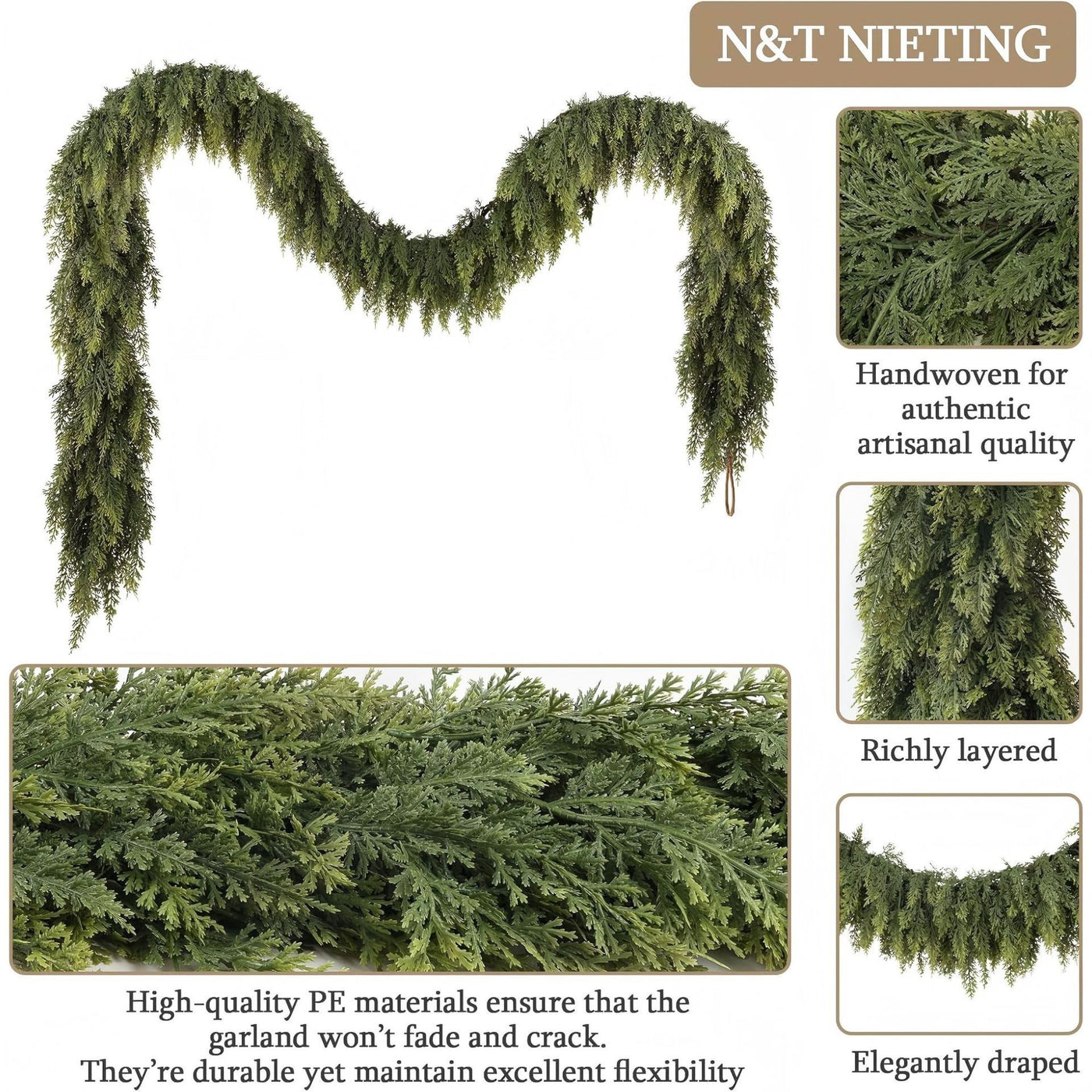 Christmas Pine Needle Garland