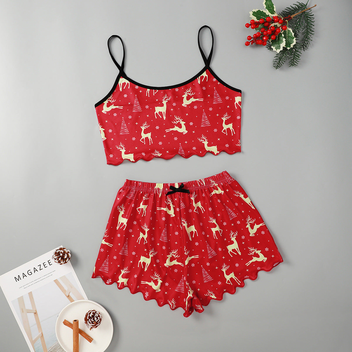 Christmas Thin Pajamas Set