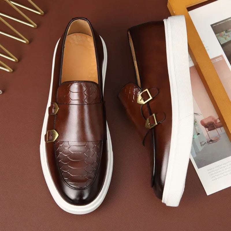 Men's Summer New Fashion Casual Leather Shoes Fendax 0