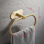 Towel Ring Gold