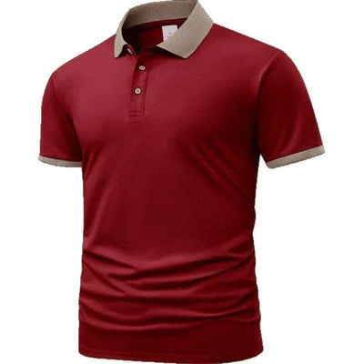 Summer Polo Shirt Printed T-shirt Short Sleeve High-end Lapel Fendax 0