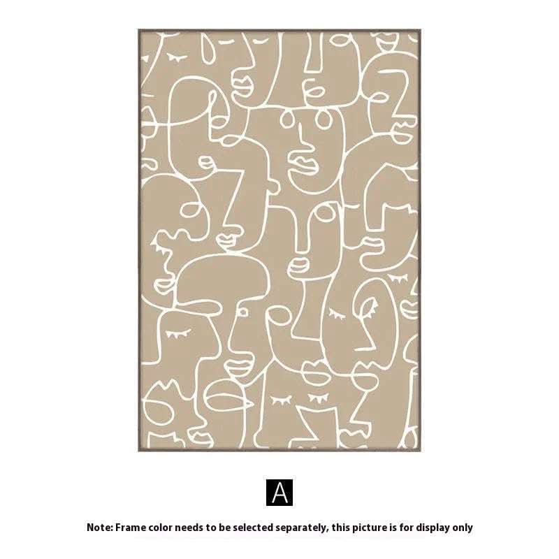 Living Room Sofa Background Wall Decorative Painting Mural Fendax 0