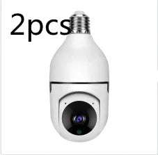 WiFi CAMERA 1080P Bulb 4X Zoom Camera E27 Home 5GWiFi Alarm Monitor Fendax 0