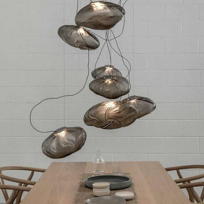 Postmodern Light Luxury Glass Decorative Chandelier Fendax 0