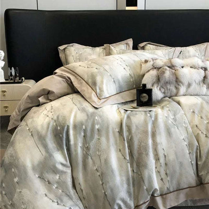 Long-staple Cotton Printed Four-piece Bedding Set Cotton Bedding Fendax 0