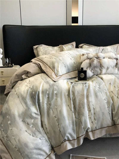 Long-staple Cotton Printed Four-piece Bedding Set Cotton Bedding Fendax 0