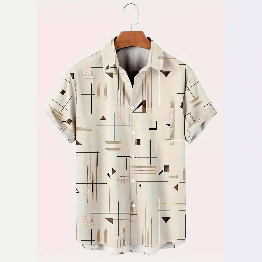 Fashion Printed Shirt Summer Menswear Printing Fendax 0