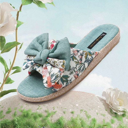 Women's Linen Four Seasons Non-slip Slippers Fendax 0