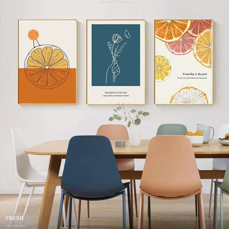 Modern Living Room Decorative Northern Europe Light Luxury Abstract Hanging Painting Fendax 0