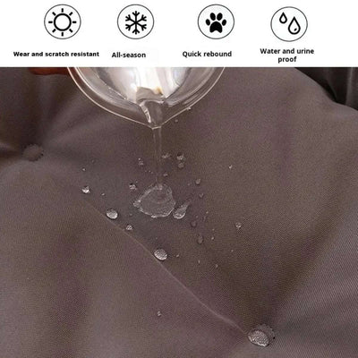 Luxury Bed For Dog Scratch Resistant Wear-resistant Waterproof Pad Pet Cat Nest Dog Cushion Soft High Rebound Sofa Dogs Supplies Fendax 4