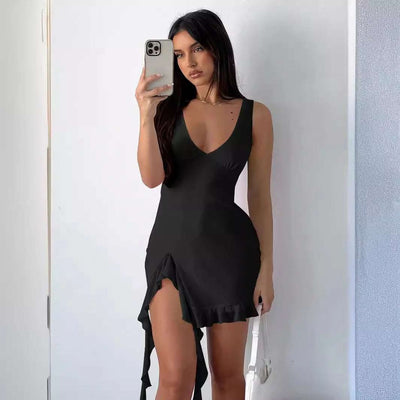 Pure Color Hot Girl Skirt Pure Desire Style European And American Women Fendax 0