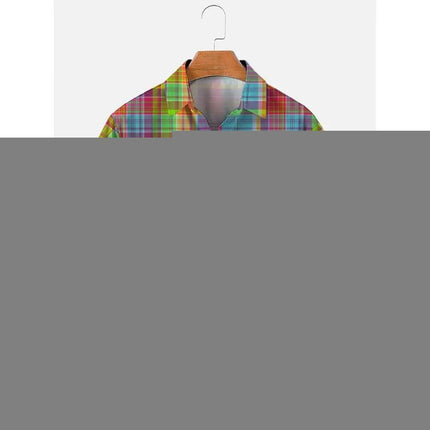 Men's Hawaiian Shirt Casual Button Short Sleeve Fendax 0