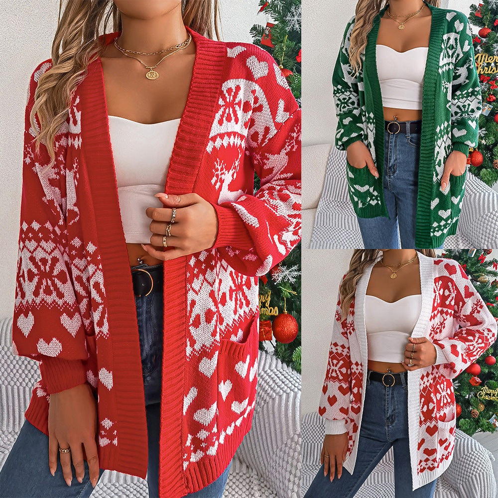 Christmas Women's Cardigan Knitwear