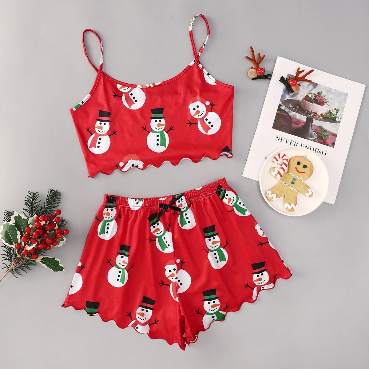 Christmas Thin Pajamas Set