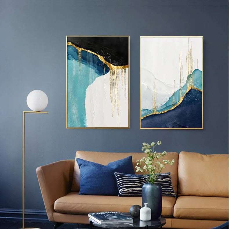 Light Luxury Gilding Abstract Paintingfor Hanging Modern Home Living Room Decoration Fendax 0