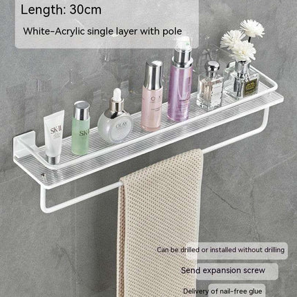 Acrylic Bathroom Storage Rack Bathroom Towels Storage Rack Fendax 0