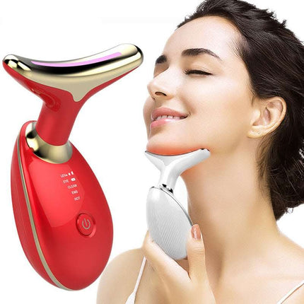 EMS Thermal Neck Lifting And Tighten Massager Electric Microcurrent Wrinkle Remover Fendax 0