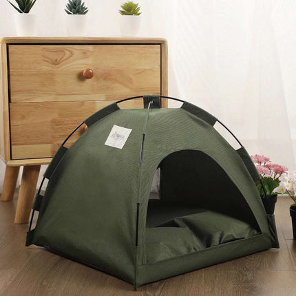 Cat Tent Cooling Mat Dog House Pet Sofa Camping Dog Bed With Cushion For Dog Kennel Indoor Cat Nest Cat Bed Pets Products Fendax 0