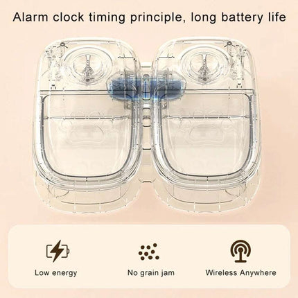 Automatic Pet Feeder Smart Food Dispenser For Cats Dogs Timer Stainless Steel Bowl Auto Dog Cat Pet Feeding Pets Supplies Fendax 0