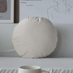 Round white / 45x45cm with pillow core