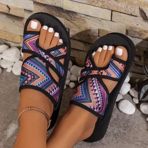 Summer Thick Bottom Fashion Casual Women's Slippers Fendax 0