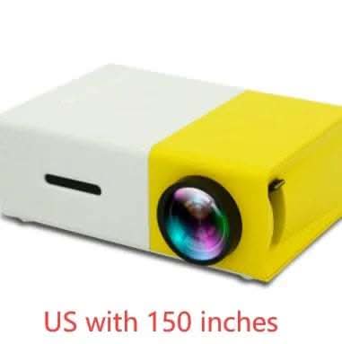 Portable Projector 3D Hd Led Home Theater Cinema HDMI-compatible Usb Audio Projector Yg300 Mini Projector Fendax 0