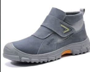 Fireproof Flower Safety Wear-resistant Steel Toe Cap Felt Buckle Welder Shoes Fendax 0
