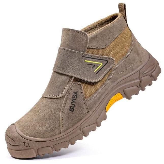 Fireproof Flower Safety Wear-resistant Steel Toe Cap Felt Buckle Welder Shoes Fendax 0