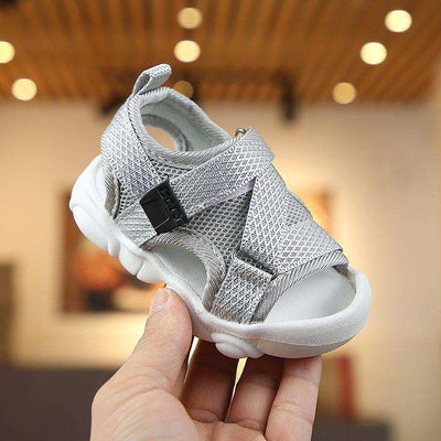Girls' Solid Color Velcro Korean Style Sandals Fendax 0