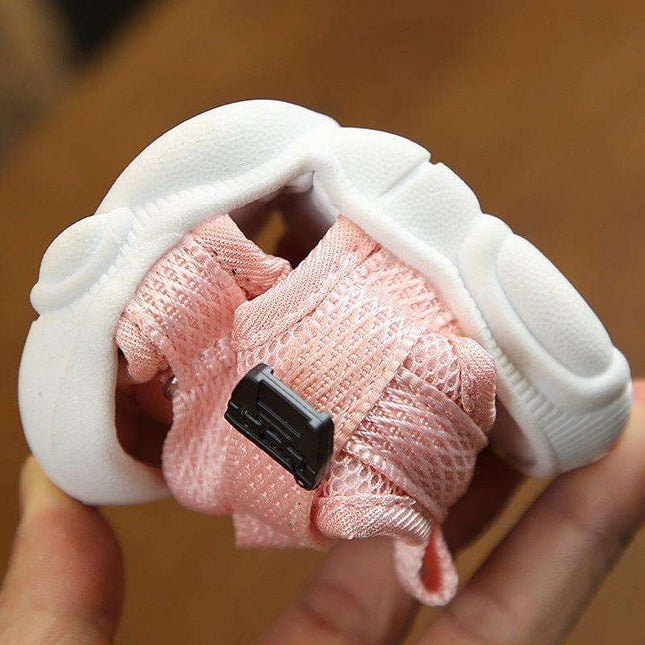 Girls' Solid Color Velcro Korean Style Sandals Fendax 0